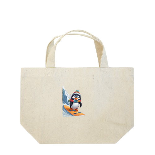 ペンギンの冒険スノーボードパーティ Lunch Tote Bag