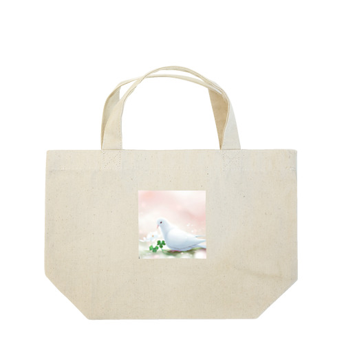 夢幻　鳩　和み Lunch Tote Bag