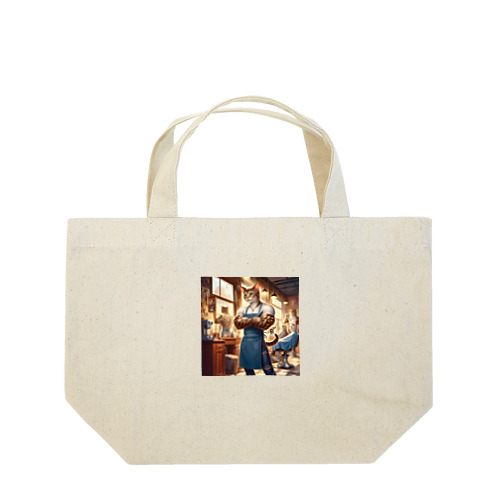 カリスマ美容師マッチョにゃん Lunch Tote Bag