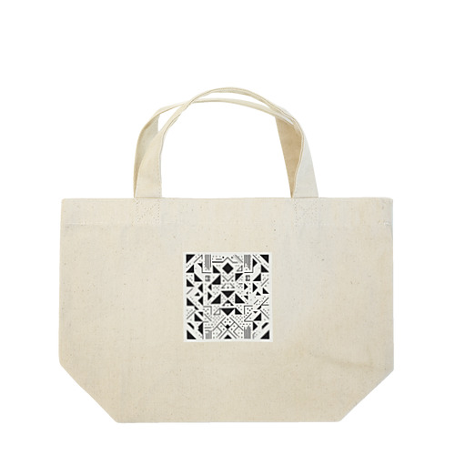 幾何学模様 Lunch Tote Bag