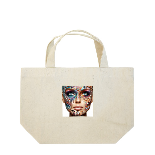 MANDALA MAKEUP Lunch Tote Bag