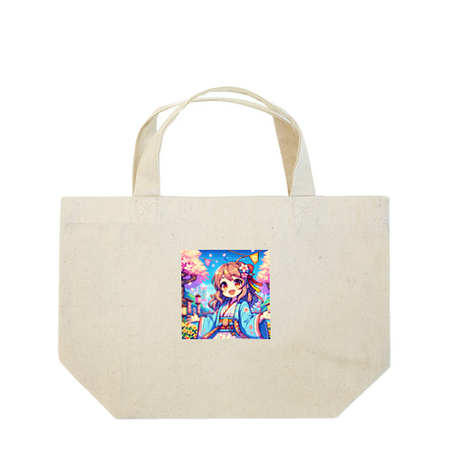 Colorful girl / type1 Lunch Tote Bag