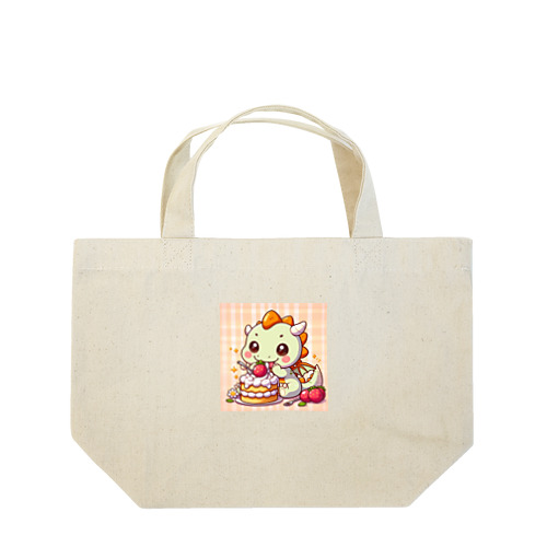 かわいいドラゴンマスコットキャラクター Lunch Tote Bag
