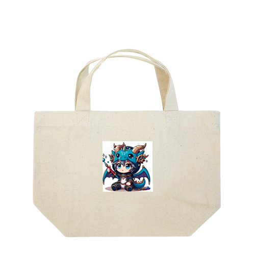 可愛いドラゴンのマスコット Lunch Tote Bag