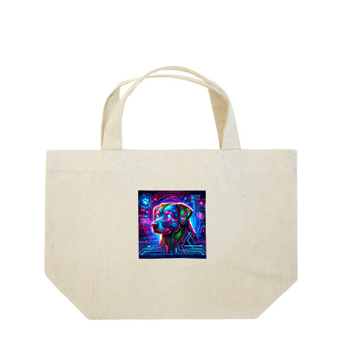 テクノな犬 Lunch Tote Bag