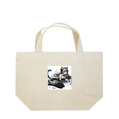 闘う猫メイド🐾5 Lunch Tote Bag