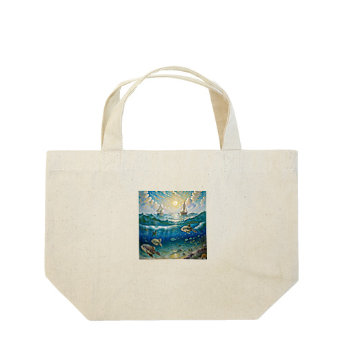 海の生き物 Lunch Tote Bag