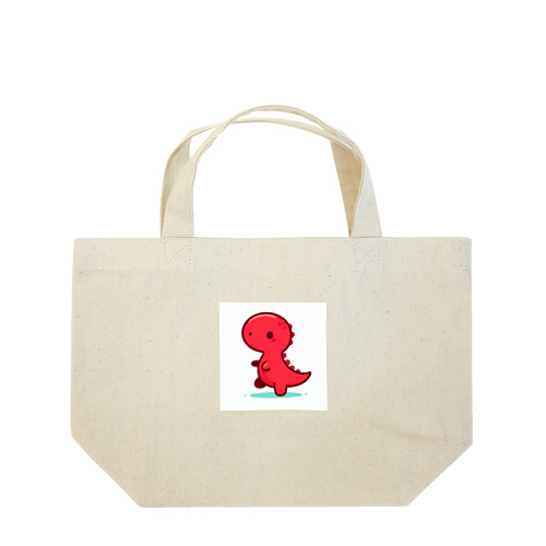癒しのレッドザウルス Lunch Tote Bag