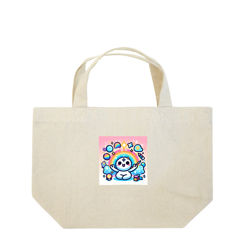 未来への幸運と活力が満ち溢れています。 Lunch Tote Bag