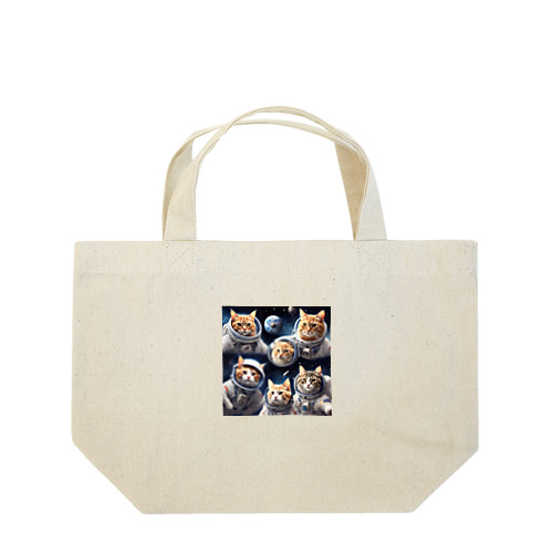 猫の宇宙旅行 Lunch Tote Bag