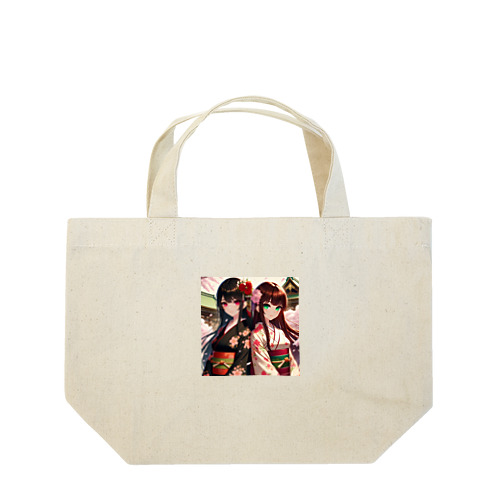 日本美女 Lunch Tote Bag