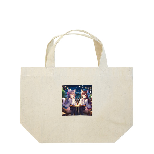 双子(*´﹃｀*) Lunch Tote Bag