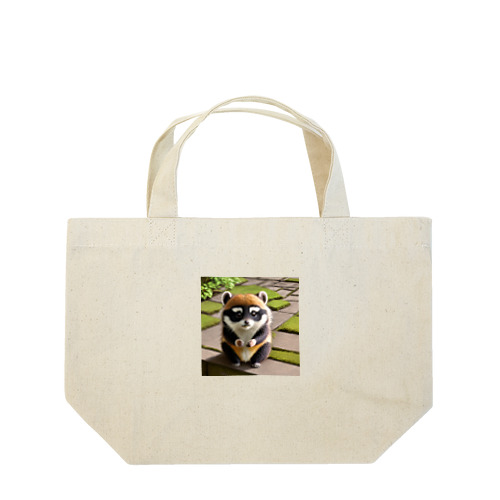 ぽんぽこたぬきさんの日常 Lunch Tote Bag