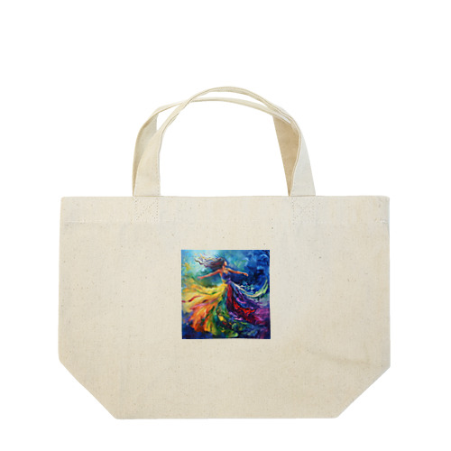 風に揺れる絵画 Lunch Tote Bag