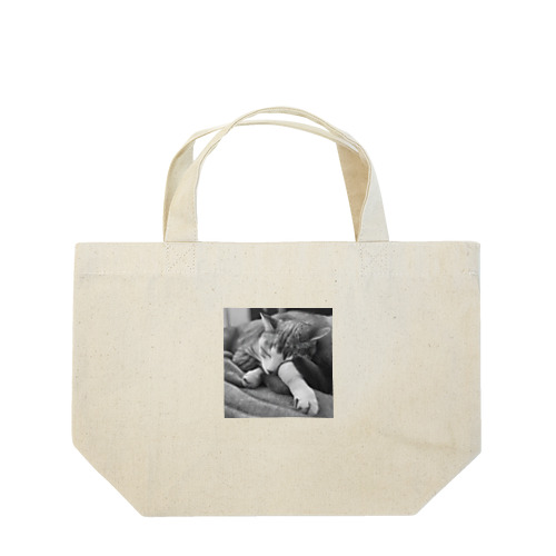 モノクロ猫 Lunch Tote Bag