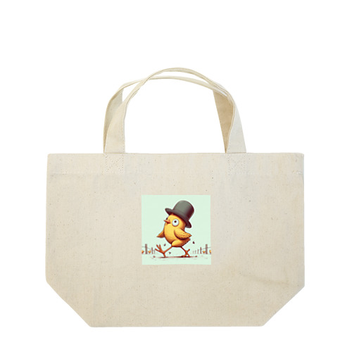 ピヨピヨ歩きましょ Lunch Tote Bag