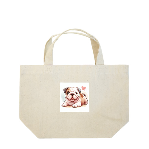 キュートなブルドッグ Lunch Tote Bag