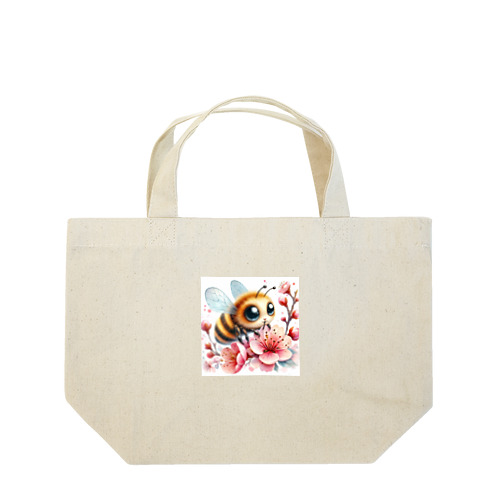 愛くるしいニホンミツバチ Lunch Tote Bag