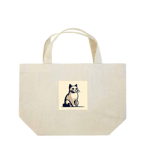 平凡な猫 Lunch Tote Bag