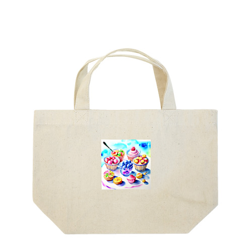 スイーツ Lunch Tote Bag