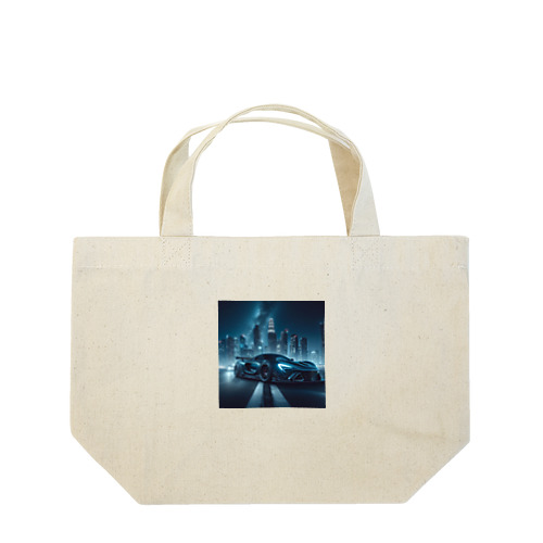 スポーツカーと夜景② Lunch Tote Bag