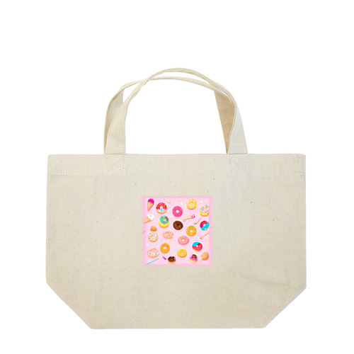 ドーナツいっぱい🍩 Lunch Tote Bag