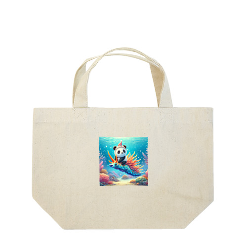 パンダの海中冒険 Lunch Tote Bag