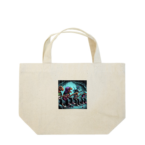 ROCKな恐竜 Lunch Tote Bag