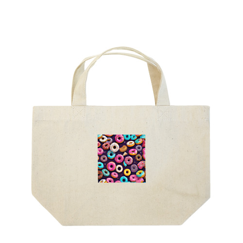 しあわせのドーナツたち Lunch Tote Bag