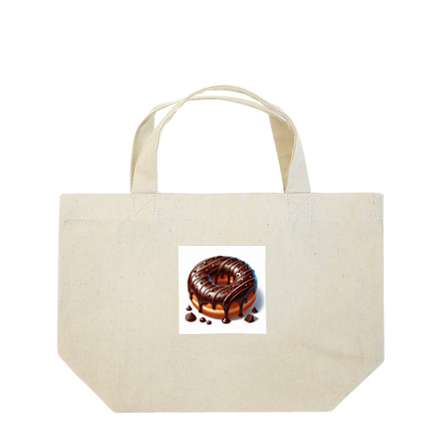 贅沢なチョコレートドーナツ Lunch Tote Bag
