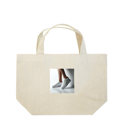 白いスニーカー Lunch Tote Bag