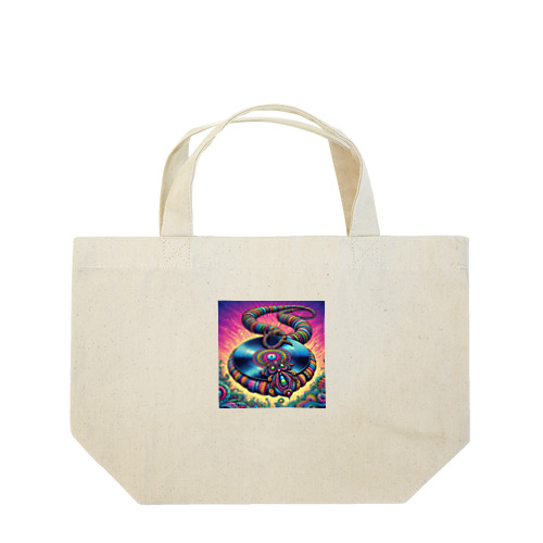 レコードのやつ Lunch Tote Bag