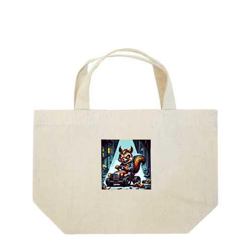 深夜のドライブ、リスゾンビ君 Lunch Tote Bag