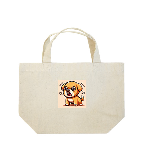 怒りん坊犬 Lunch Tote Bag