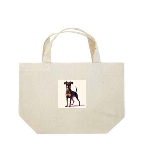 可愛いミニチュアピンシャー！犬好きさんへのプレゼントにぴったり♪ Lunch Tote Bag