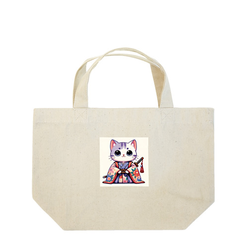 ネコSAMURAI Lunch Tote Bag