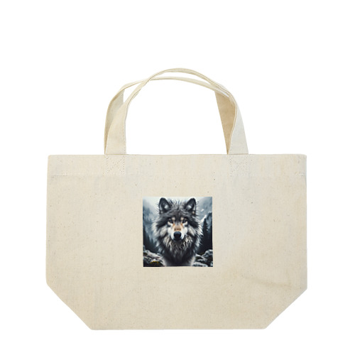 オオカミ　森の番人 Lunch Tote Bag