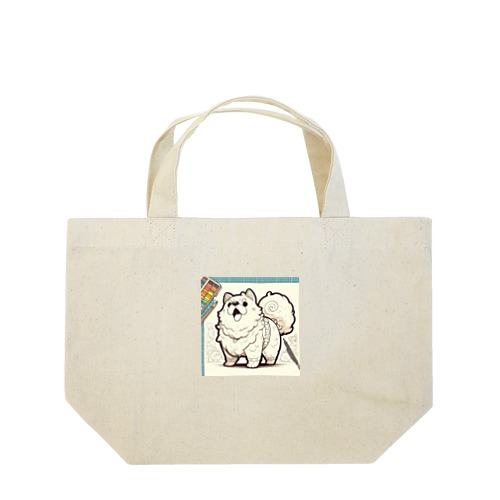 絵を描きたいワンチャン Lunch Tote Bag