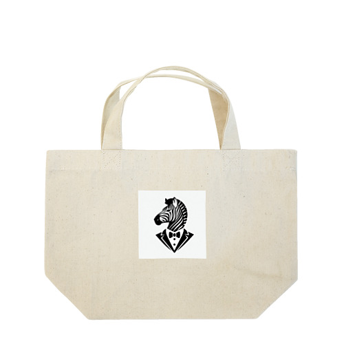 タキシードゼブラ Lunch Tote Bag