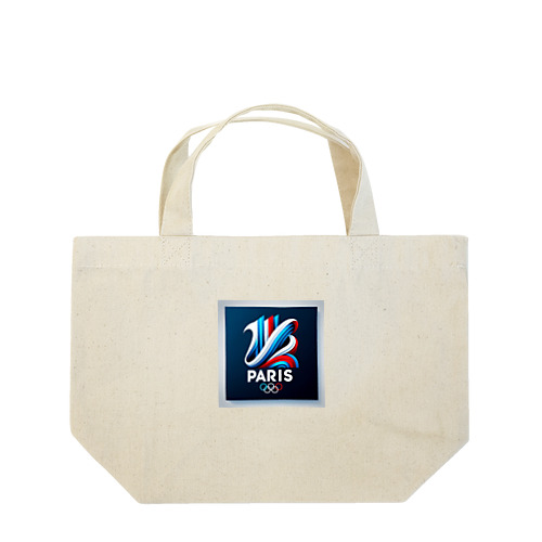 パリ2024オリンピック イメージグッズ - スタイリッシュでエコな記念品 Lunch Tote Bag