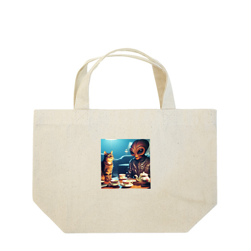 宇宙調査員来訪 Lunch Tote Bag