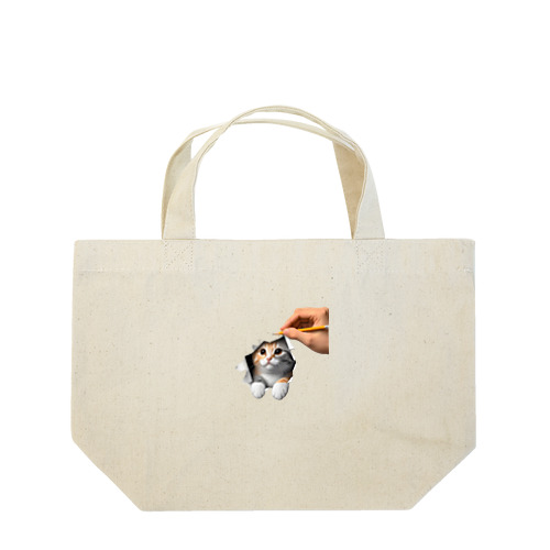 猫が出てくる Lunch Tote Bag