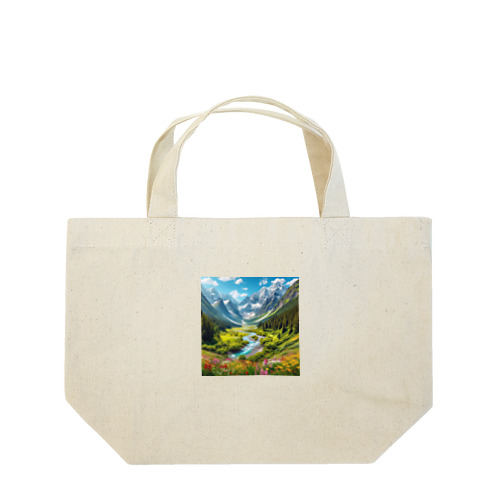 山間の風景 Lunch Tote Bag