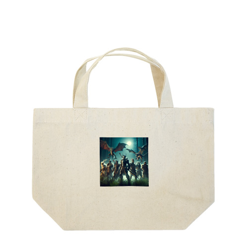 ファンタジー風のグッズです Lunch Tote Bag