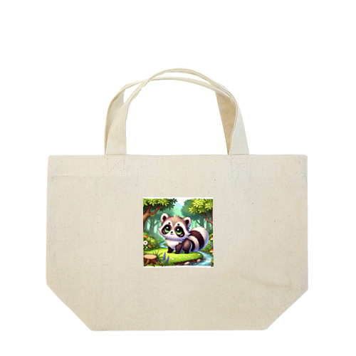 かわいい　たぬき Lunch Tote Bag