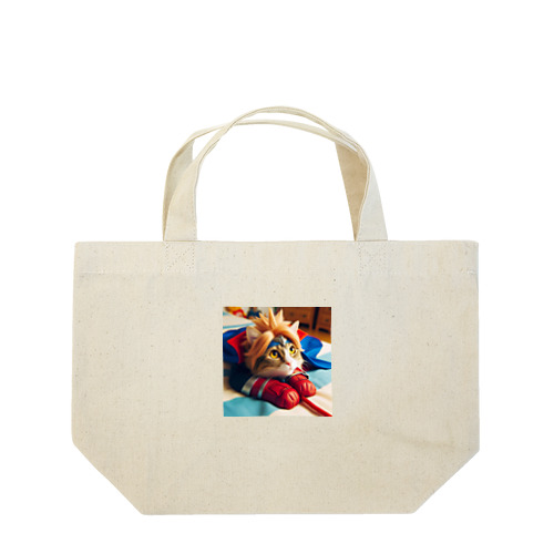 コスプレデビューする猫 Lunch Tote Bag