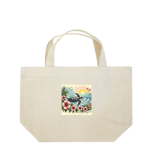 ウミガメ Lunch Tote Bag