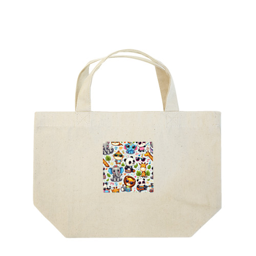 可愛い動物 Lunch Tote Bag