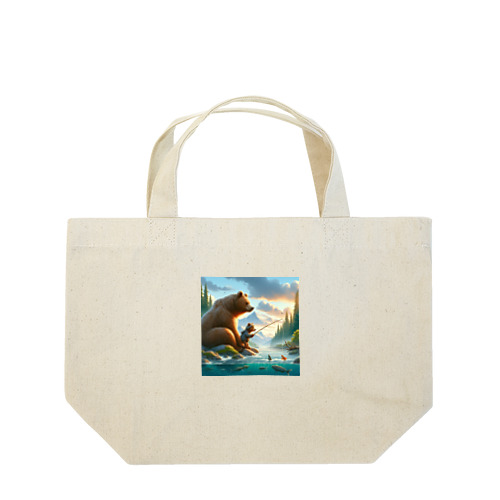 熊の親子 Lunch Tote Bag