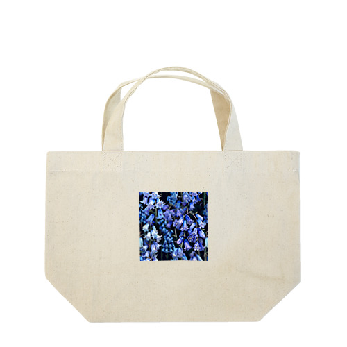 イラスト落ち着いた色合いのブルーベルの花２ Lunch Tote Bag